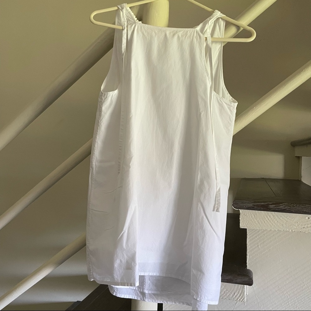 COS White String Halter adjustable Top